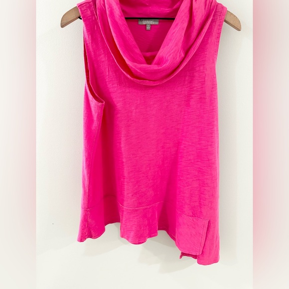 Habitat Hot Pink Cowl Neck Flounce Top Size Small - Picture 4 of 7